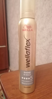 Wella WELLAFLEX SHINY HOLD Мусс для волос блеск и фиксация, 200 мл #1, Галина Е.