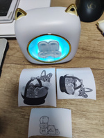 Портативный карманный термопринтер 4,0 для печати этикеток с 7-цветной подсветкой #1, Светлана
