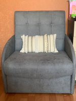 Кресло-кровать Оригинал ФОКУС- мебельная фабрика 82х93х96 см пепельно-серый #3, Юлия Ш.