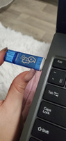 Флеш-накопитель USB 2.0 Smartbuy 64GB Glossy series Blue (SB64GBGS-B) #26, Наталья Н.