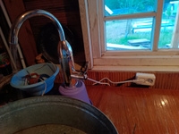 Водонагреватель проточный электрический / Кран нагреватель для горячей воды / Cмеситель с водонагревателем для дачи и дома #5, Денис Б.