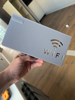 Полка-короб держатель для WI-FI роутера, 24х14х6 см, серый, подставка шкаф под роутер #34, Динмухамед А.