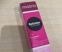 MATRIX Крем - краска SoColor для волос, перманентная (7A блондин пепельный - 7.1), 90 мл #219, Дарья П.