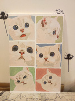 Картина по номерам 'Эмоции белого котика Мем Кот 40х60' #77, Дмитрий Г.