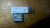 Карт-ридер USB2.0, SD, microSD, TF, SDHC, SDXC, белый, 5bites RE2-100WH #51, геннадий х.