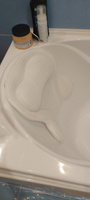 Релакс подушка для ванны 3D на присосках с подголовником для головы и шеи , 1 штука . цвет белый #3, Ирина Я.