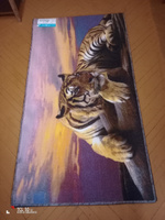Ковер на стену, ковер-картина (тигр), размер 0.8 х 1.5 м, Витебские ковры #70, Сергей Г.