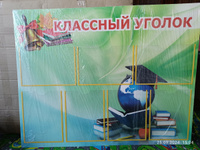 Классный уголок, информационный стенд для школы, 7 карманов А4 - 1000х800 мм.  #5, Татьяна О.