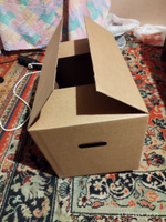 Картонные коробки, С РУЧКАМИ, коробка для переезда, и хранения 50х30х30 см., 5 штук. #1, Акрамов Ж.