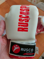 Перчатки боксерские Rusco Sport бело-красные, 4 OZ #47, Денис С.