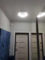 Светодиодный потолочный подвесной светильник-кольцо, 3 режима освещения, площадь освещения до 20 м2, белый, 52 см, ROKO #8, Светлана Б.