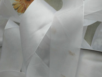 Лента атласная 50 мм * уп 27 м, цвет белый, упаковочная для подарков, шитья и рукоделия #105, Елена В.
