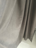 Штора на кулисе для примерочной Канвас, цвет серый, размер 195*140 #3, Эльмира Г.