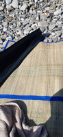 Пляжный травяной коврик с фольгой, двусторонний, соломенный коврик для пикника, складной, 150 x 170 см #7, Станислав К.
