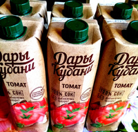 Сок томатный Дары Кубани, с мякотью, для питания детей с 3 лет, 0,95 л х 6 шт. #27, Любовь С.