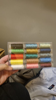 Цветные швейные нитки набор 30 цветов для шитья и машинки #42, Дилрабо Р.