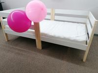 Кровать детская с бортиком 160х80, "Ева", БазисВуд #2, Вера Г.