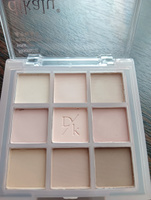 DIKALU Тени для век нюдовые матовые Eyeshadow Palette 9 Colors, 08 Taro Tea #12, Эльвира Г.