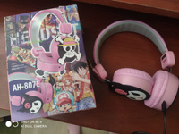 Беспроводные наушники накладные с ушками Куроми (KUROMI), Наушники беспроводные с Bluetooth для девочек розовые #1, Оксана Б.