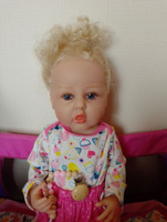 Кукла для девочки Reborn QA BABY "Милана" детская игрушка с аксессуарами и одеждой, большая, реалистичная, коллекционная #80, Яна Т.
