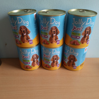 Влажный корм для собак Зоогурман Jolly Dog 850г х 6 шт Говядина с Рубцом, консервы фарш #16, Виктория С.