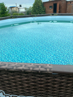 Каркасный бассейн Bestway Steel Pro Max, 366х122см, 10250л, коричневый, плетёный ротанг #35, Елена С.