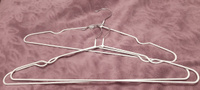 Комплект Вешалка-плечики для одежды металлические 20 шт Ridberg, белый #41, Румия И.