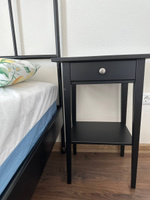Тумба прикроватная, IKEA Хемнэс 35 х 46 х 70 см, цвет черный #2, Анастасия Ф.
