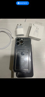 Apple Смартфон 15 Pro Max, Black Titanium/Черный Титаниум (E-sim+Sim) 8/256 ГБ, черный #37, Денис П.