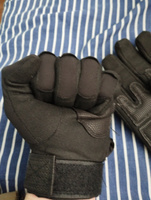 Перчатки тактические мужские черные с пальцами. Размер L #3, Игорь Д.