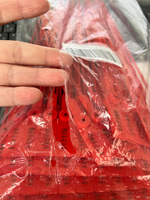 Пломбы пластиковые универсальные номерные, 280 мм, цвет красный (100 шт в упаковке) #3, Е M.