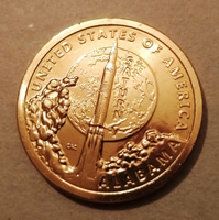 США 1 доллар 2024 "Ракета Сатурн V (Алабама) - американские инновации" #2, Владимир К.