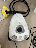 Пароочиститель для дома Karcher SC 2 EasyFix, белый + аксессуары VELERCART: 2 салфетки для пола, 2 обтяжки для ручной насадки, 1 латунная щёточка, насадка для мытья окон #66, Анна М.