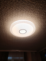 Люстра потолочная светодиодная, круглая, MyLight, белая, с пультом управления, для всех видов потолков, 101514-500 LED 96W, потолочный светильник #5, Алексей С.