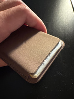 Картхолдер для iPhone Wallet FineWoven MagSafe / анимация NFC / MagSafe / Картхолдер кошелек для iPhone / бежевый (коричневый) #8, Dmitry M.