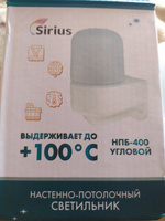 Светильник для сауны бани угловой Sirius НПБ-400 IP54 E27 #3, Илья Ф.