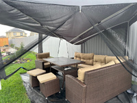 Шатер, GA-103 шатер садовый, тент с москитной сеткой, стальной каркас с порошковым покрытием, от солнца, для дачи, для отдыха на природе, АМИ МЕБЕЛЬ #78, Светлана С.