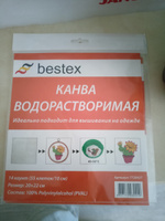 Канва водорастворимая 14C/T, 22 см*20 см, Bestex #5, Елена Т.