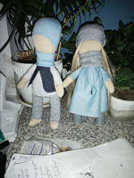 Интерьерные куклы тильды "Ник и Нати", набор для шитья, 18 х 22.5 х 4.5 см #4, Светлана К.