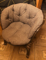 Подушка на стул Подушка на кресло для садовой мебели из ротанга Багама S 54x54, 30x115 см #5, Елена Б.