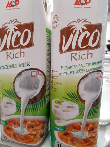 Органический кокосовый напиток Coconut Milk Organic Acp Vico Rich 1 л купить с доставкой