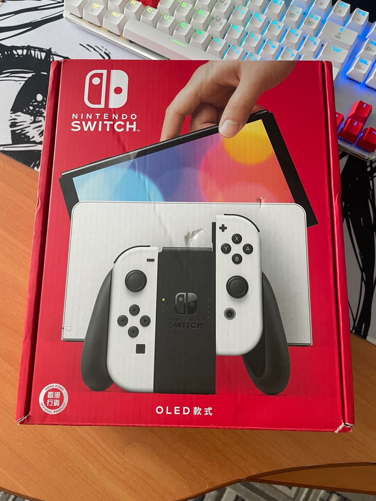 Игровая приставка Nintendo Switch OLED 64 ГБ, глобальная версия ...