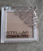 Pressed powder Компактная пудра для лица Stellary, шелковистая текстура с матирующим эффектом для всех типов кожи, тон 04, цвет: песочно-бежевый, 7 г #26, Лидия К.