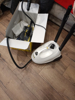 Пароочиститель Karcher SC 2 EasyFix + аксессуары VELERCART: насадки для окон, для текстиля и ковра, 3 салфетки для пола, 2 ручные, 4 пластиковые щётки и 2 латунные, 1 со скребком, мощное сопло, сумка #70, Марина П.