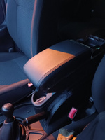 Подлокотник для Шевроле Нива / Chevrolet Niva (2009-2020) / Lada Niva Travel (2020-2022) органайзер, 7 USB для зарядки гаджетов, крепление в подстаканники #128, Александр Л.