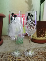 Свадебные бокалы "Стиль", фужеры для шампанского #2, Екатерина И.