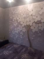 Фотообои на стену флизелиновые 3D Волшебная сакура 270X253 см / фото обои 3д в спальню #2, Вера Н.