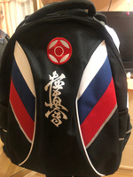 Спортивный рюкзак сумка для каратэ киокушинкай с вышивкой на тренировку 27л #16, Татьяна К.