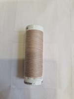 Универсальная нить Sew-All, 100% п/э, 200 м, 1 шт, 748277, Gutermann, 198 св.кремово-розовый #23, Юлия К.