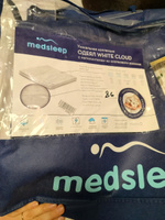 Одеяло полуторное, всесезонное MEDSLEEP "White Cloud" облегченное 200 г/м2, в хлопковом чехле с хлопоковым волокном, 140x200 #72, Анна Т.